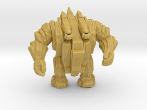 Stone Golem 45mm DnD miniature for games and rpg in Tan Fine Detail Plastic