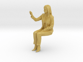 1-12 scale Sitting Woman in Tan Fine Detail Plastic