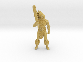 Mortal Kombat Kotal Kahn Aztec Warrior miniature  in Tan Fine Detail Plastic