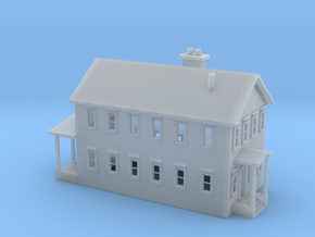 House 2 Story in Clear Ultra Fine Detail Plastic