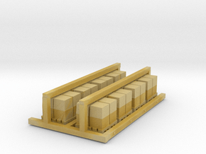 Pallets With Boxes 8 in Tan Fine Detail Plastic