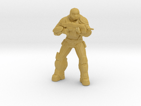 Gears of War Onyx guard miniature boardgame size in Tan Fine Detail Plastic