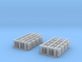 Pallets With Boxes 12 in Clear Ultra Fine Detail Plastic
