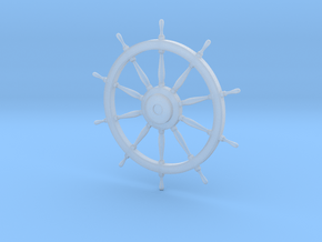 1/36 Ships Wheel in Clear Ultra Fine Detail Plastic