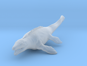mosasaurus dinosaur 55mm miniature for games rpg in Clear Ultra Fine Detail Plastic