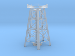 Water Tower City Base in Clear Ultra Fine Detail Plastic
