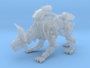 Mech Wolf 1/60 miniature for games and rpg scifi in Clear Ultra Fine Detail Plastic