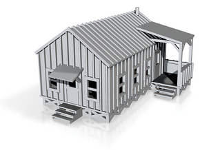 Logging Diner House in Clear Ultra Fine Detail Plastic