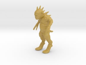 Chupacabra 1/60 miniature for games and rpg horror in Tan Fine Detail Plastic