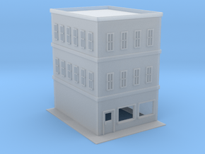 City Corner Building right side 1  in Clear Ultra Fine Detail Plastic