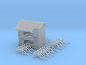 Saw Mill Out Building Z Scale in Clear Ultra Fine Detail Plastic