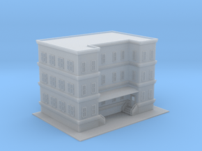 City Apartment Building 3 Z Scale in Clear Ultra Fine Detail Plastic
