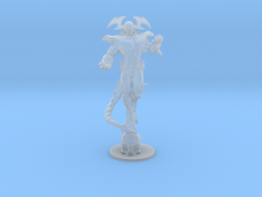 Abyssal Lord DnD 1/60 miniature for games and rpg in Clear Ultra Fine Detail Plastic