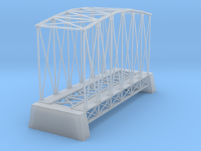 67ft Truss Bridge Z Scale in Clear Ultra Fine Detail Plastic