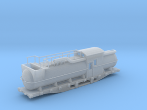 Snow Melter Tank Car Z Scale in Clear Ultra Fine Detail Plastic