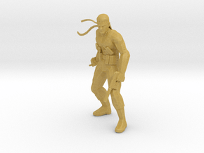 Metal Gear Snake miniature 1.5inch games in Tan Fine Detail Plastic