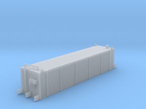 Sub Power Generator Flat Car Load Z Scale in Clear Ultra Fine Detail Plastic