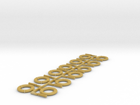 1/50 Life Rings with Rope Canisters in Tan Fine Detail Plastic