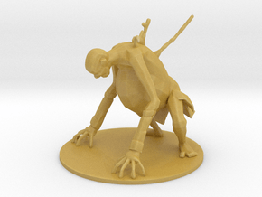 Zombie Belly monster miniature for games and rpg in Tan Fine Detail Plastic