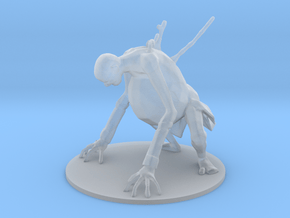 Zombie Belly monster miniature for games and rpg in Clear Ultra Fine Detail Plastic