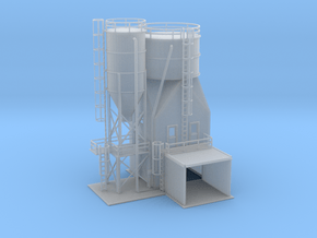 Gravel Plant Building 1 Z Scale in Clear Ultra Fine Detail Plastic