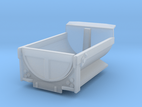 Dump Truck Bed 2 Z Scale in Clear Ultra Fine Detail Plastic
