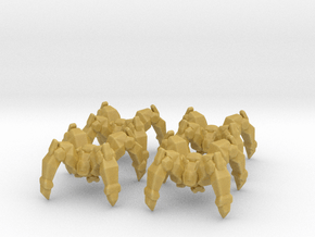 Starcraft Protoss Dragoons 6mm Infantry Epic micro in Tan Fine Detail Plastic
