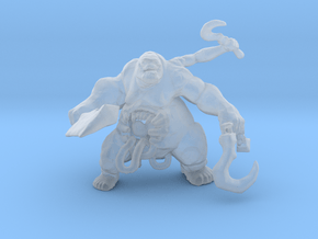 Abomination monster DnD miniature fantasy scifi in Clear Ultra Fine Detail Plastic