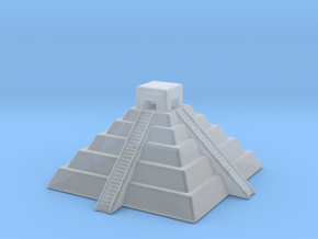 Aztec Pyramid Epic Scale miniature for games micro in Clear Ultra Fine Detail Plastic