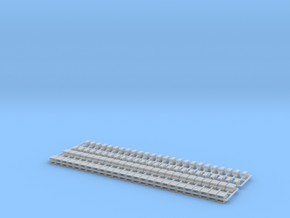2 Set Blocks Z Scale in Clear Ultra Fine Detail Plastic