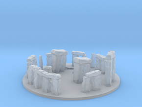Stonhenge Epic Scale miniature for games micro in Clear Ultra Fine Detail Plastic