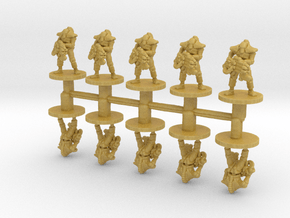 Space Skeleton Immortal 6mm Epic Infantry miniatur in Tan Fine Detail Plastic