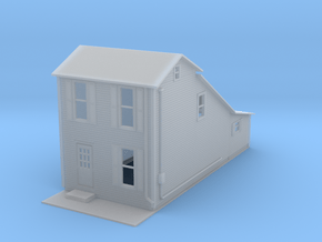 House Two Story Z Scale in Clear Ultra Fine Detail Plastic