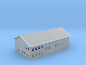 Fire Station Revised Z Scale in Clear Ultra Fine Detail Plastic