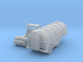 Milk Tank Truck Z Scale in Clear Ultra Fine Detail Plastic