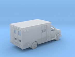 Ambulance Ford E 450 Z Scale in Clear Ultra Fine Detail Plastic