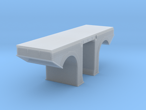 Polish Arched Railroad Bridge Z Scale in Clear Ultra Fine Detail Plastic