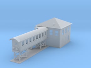 Switch Station 2 Z Scale in Clear Ultra Fine Detail Plastic