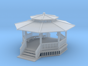 24 Ft Gazebo With Benches Z Scale in Clear Ultra Fine Detail Plastic