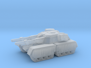 Mammoth Tank 6mm vehicle miniature model Epic game in Clear Ultra Fine Detail Plastic
