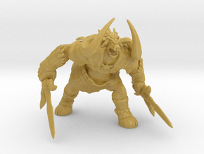 Ganon monster 80mm miniature fantasy games model in Tan Fine Detail Plastic