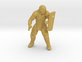 Riot Enforcer cyberpunk miniature model games rpg in Tan Fine Detail Plastic