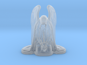 Chained Angel miniature model fantasy game dnd rpg in Clear Ultra Fine Detail Plastic