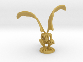 Gargoyle miniature model for fantasy games dnd rpg in Tan Fine Detail Plastic