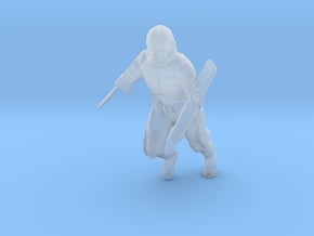 SW Clone Assassin miniature games dnd rpg trooper in Clear Ultra Fine Detail Plastic