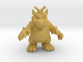 King Koopa miniature model fantasy games dnd rpg in Tan Fine Detail Plastic