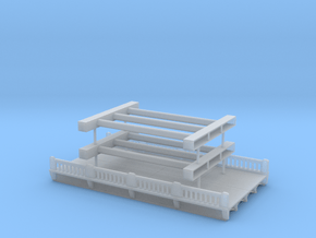 Highway Overpass 1 Z scale in Clear Ultra Fine Detail Plastic