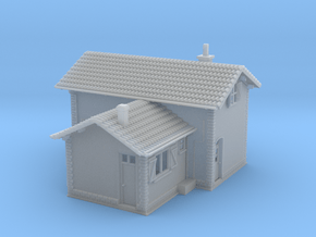 French Crossing Guard House Z scale in Clear Ultra Fine Detail Plastic