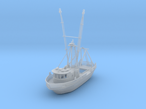 Shrimp Boat 1 Nscale in Clear Ultra Fine Detail Plastic