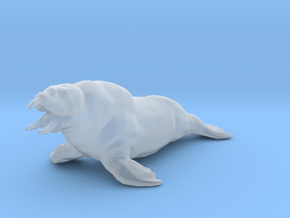 Horker Walrus miniature model fantasy game rpg dnd in Clear Ultra Fine Detail Plastic